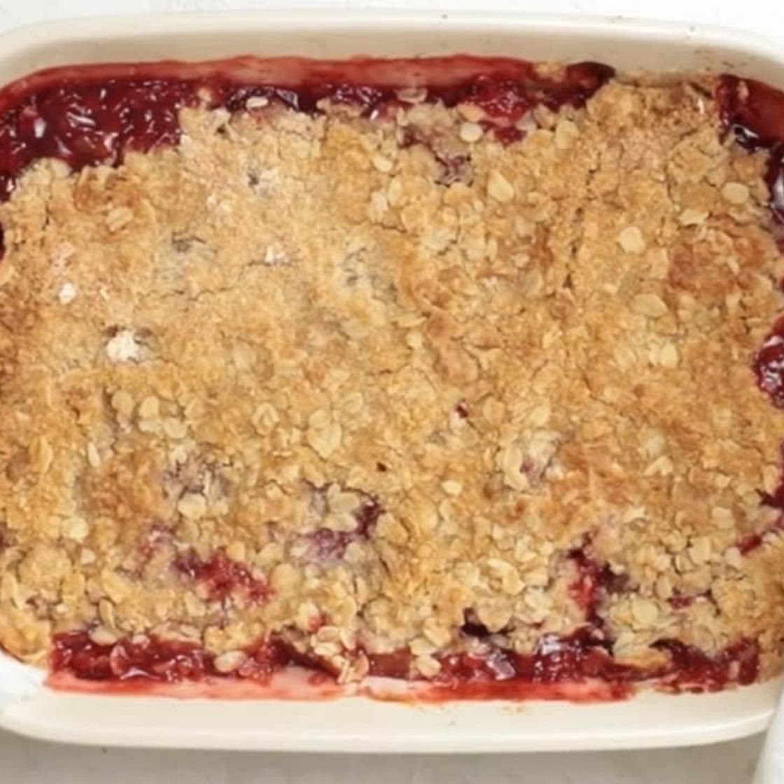 Strawberry Rhubarb Crisp