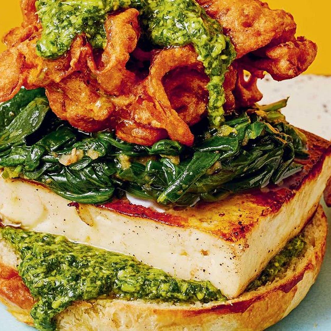 Saag Paneer Bhaji Bun