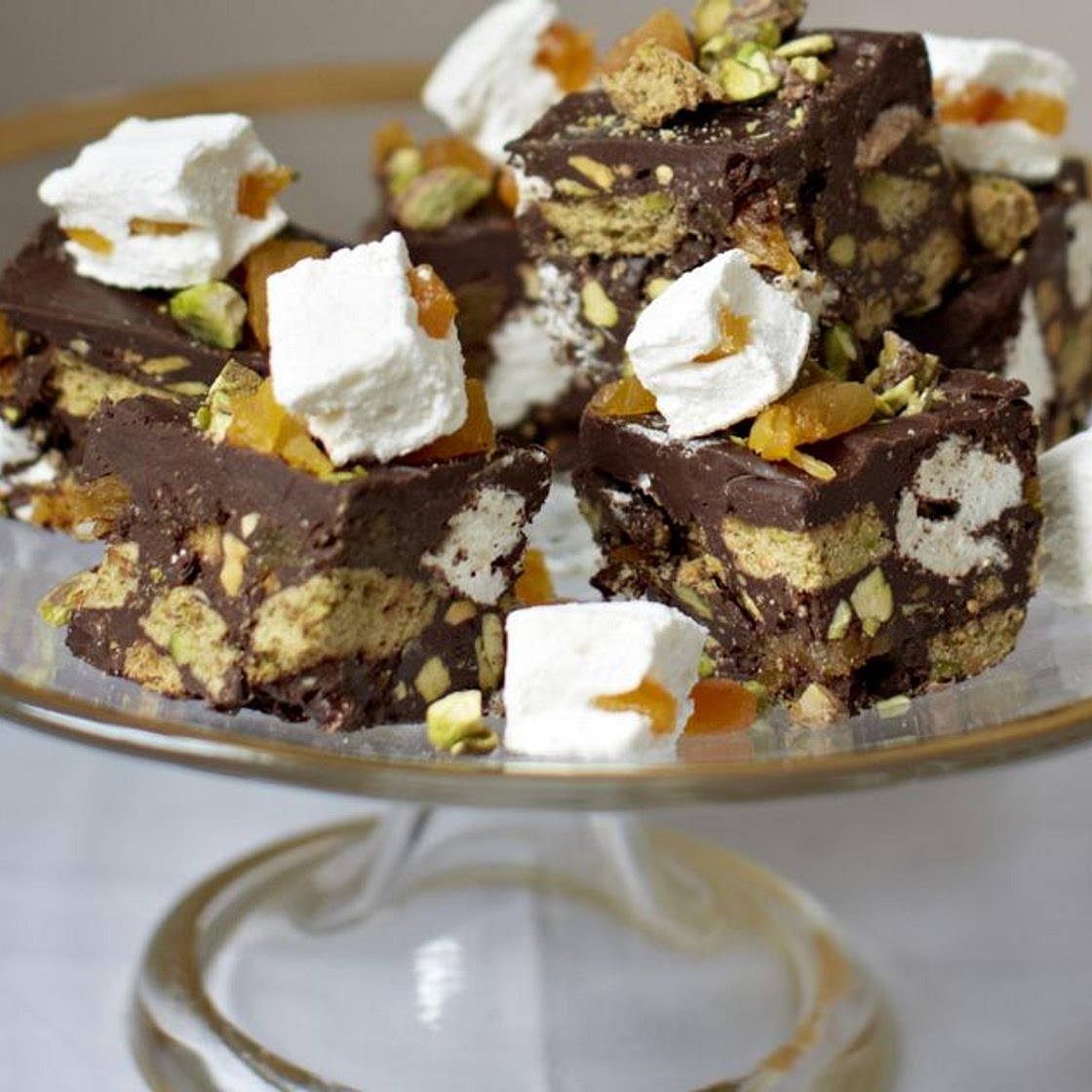 Apricot and Pistachio Tiffin