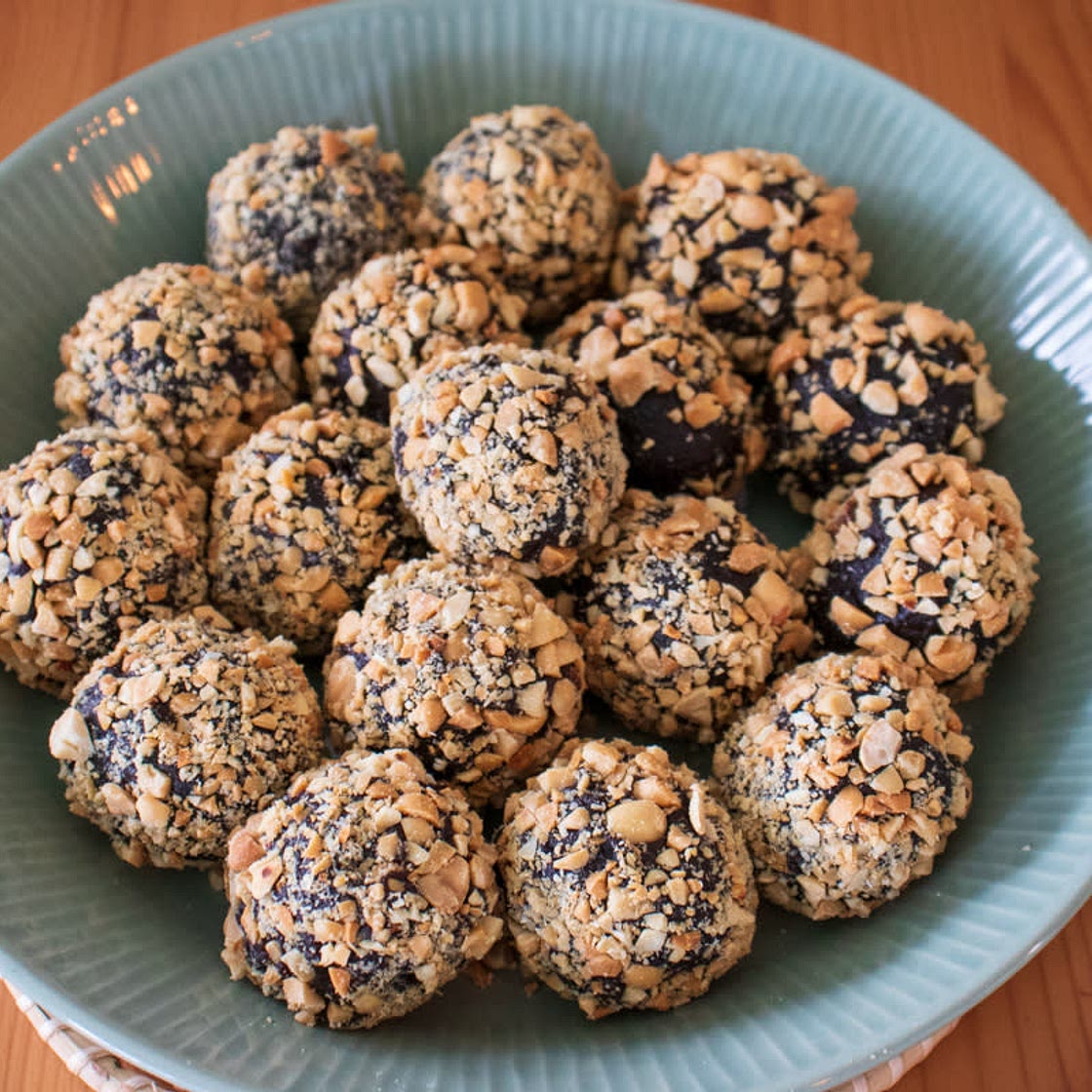 Chocolate & Thai Black Ginger  'Power Balls'