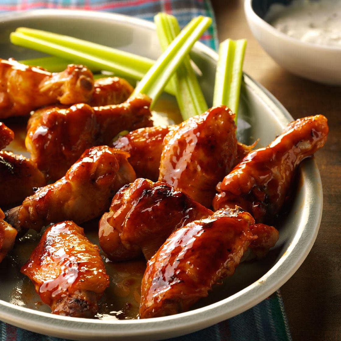 Honey garlic chicken wings