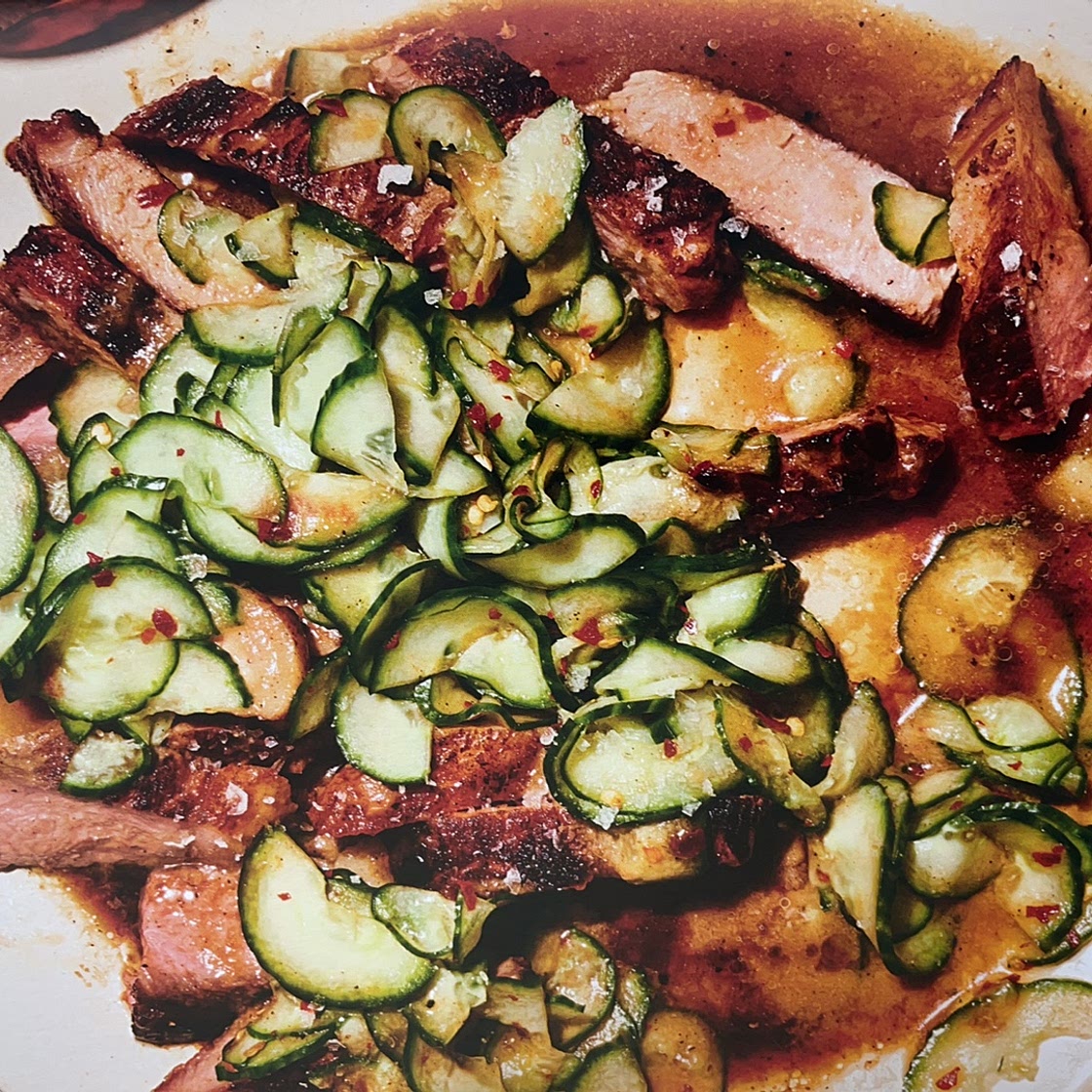 miso marinated pork steaks