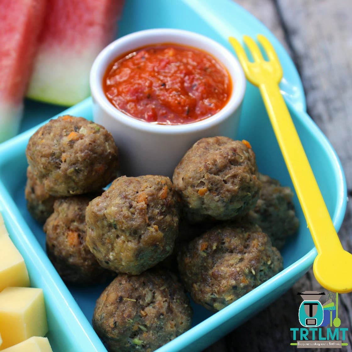 Mini Meatballs with Roasted Capsicum Sauce - The Road to Loving My Thermo Mixer