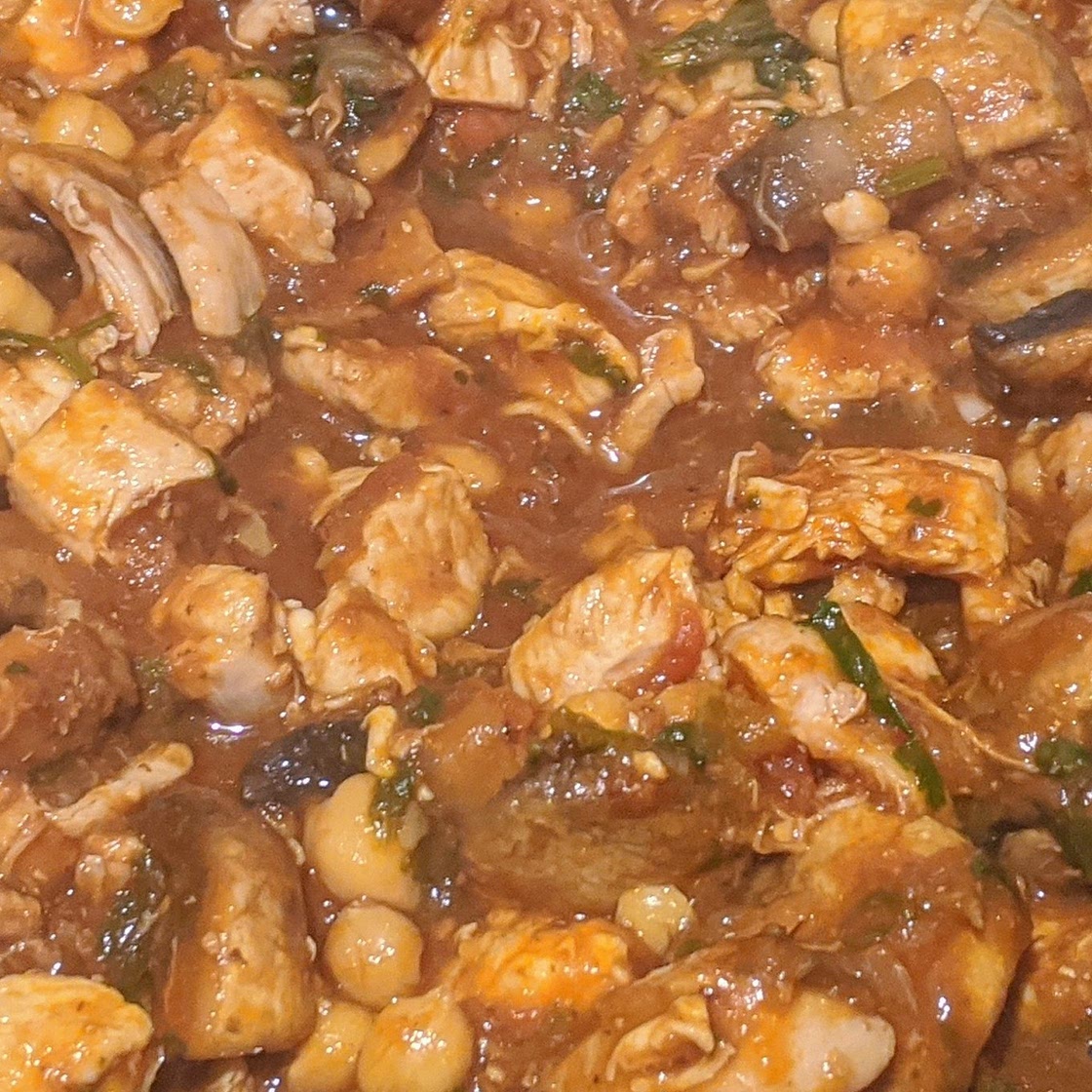 Coriander chicken stew