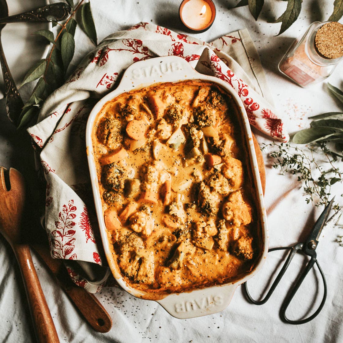 Vegetable Divan | Vegan, dairy-free, oil-free, gluten-free, WFPB