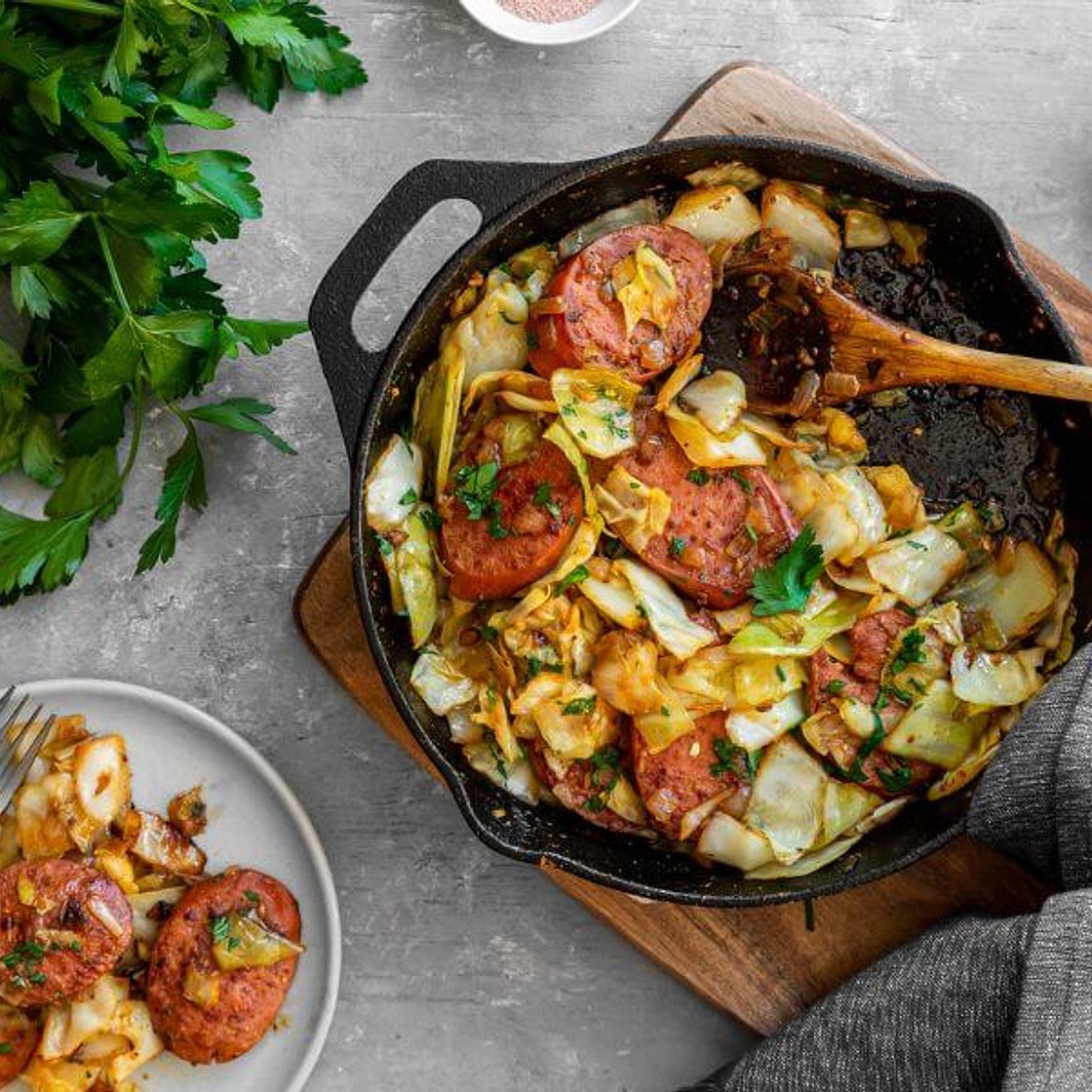 Cabbage Sausage Skillet
