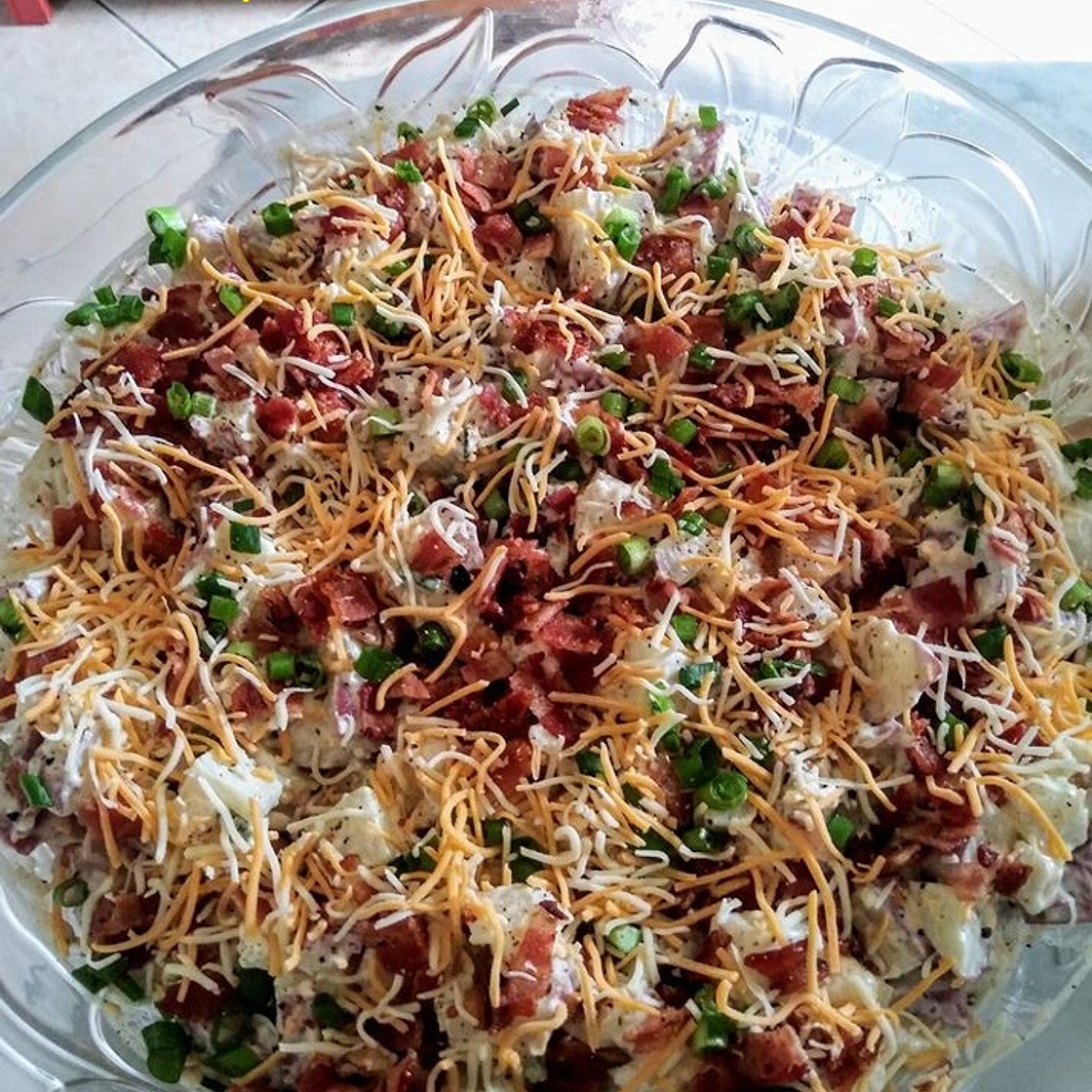 Loaded Baked Potato Salad - Recipes Website