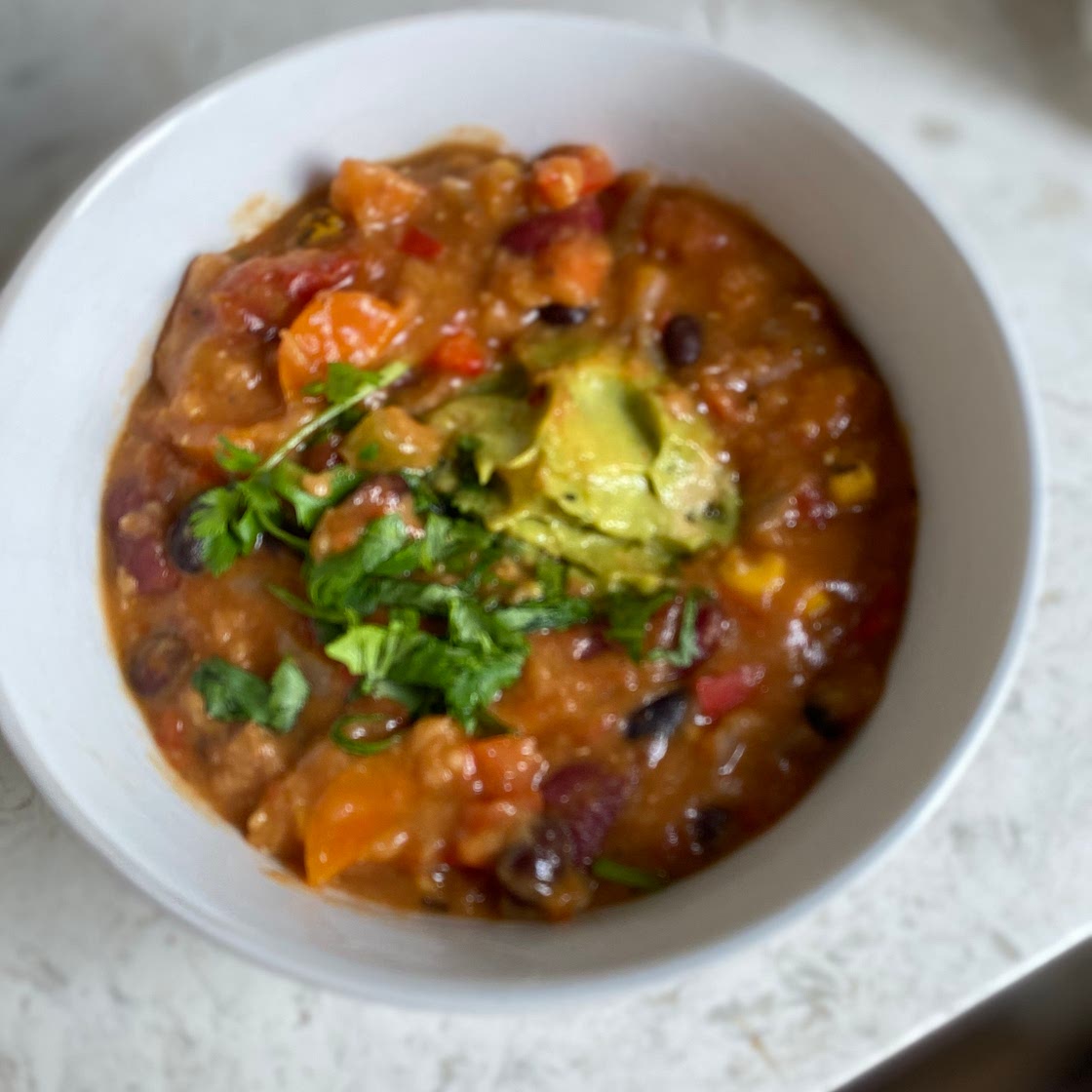 Instant Pot Red Lentil Chili 