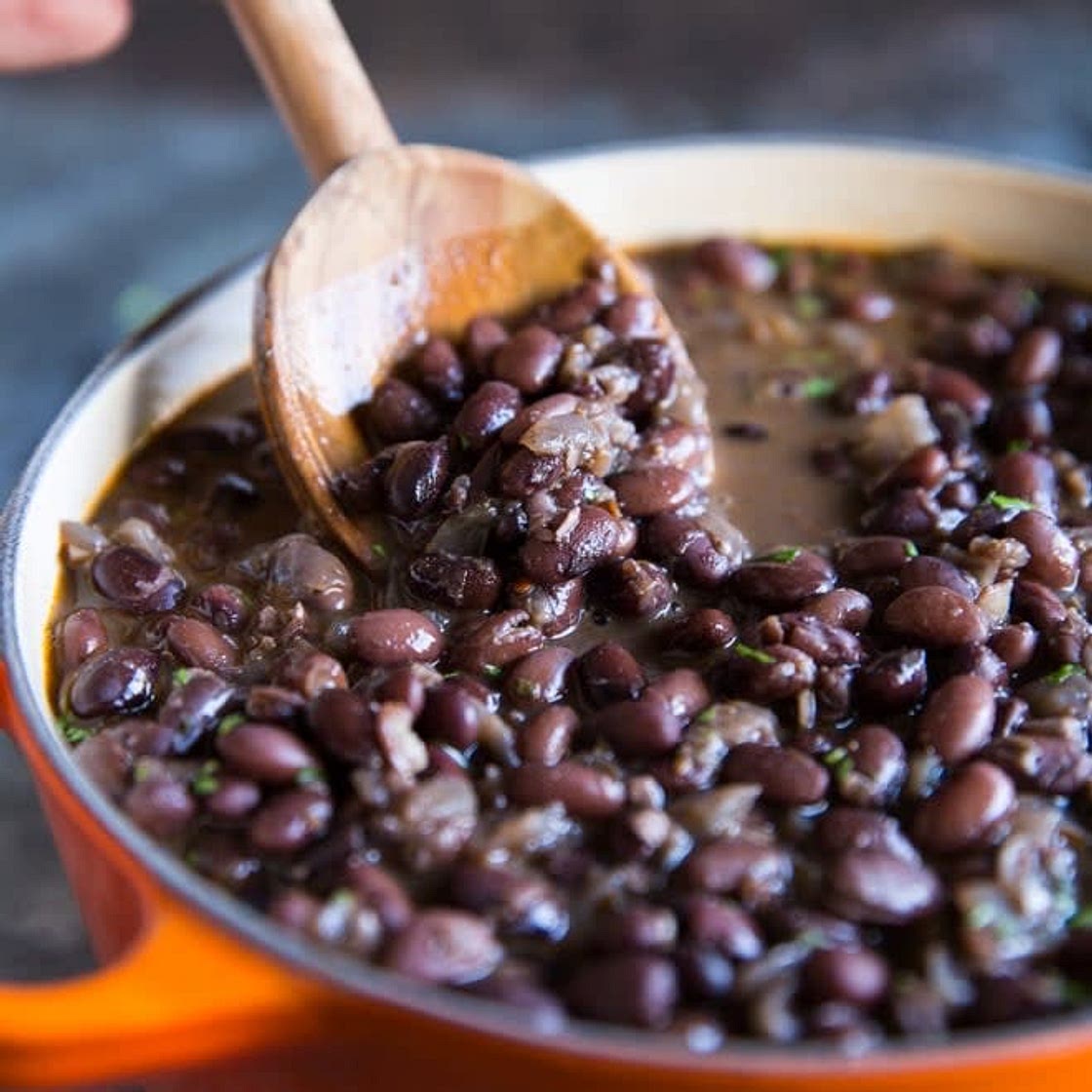 Hot Black Beans