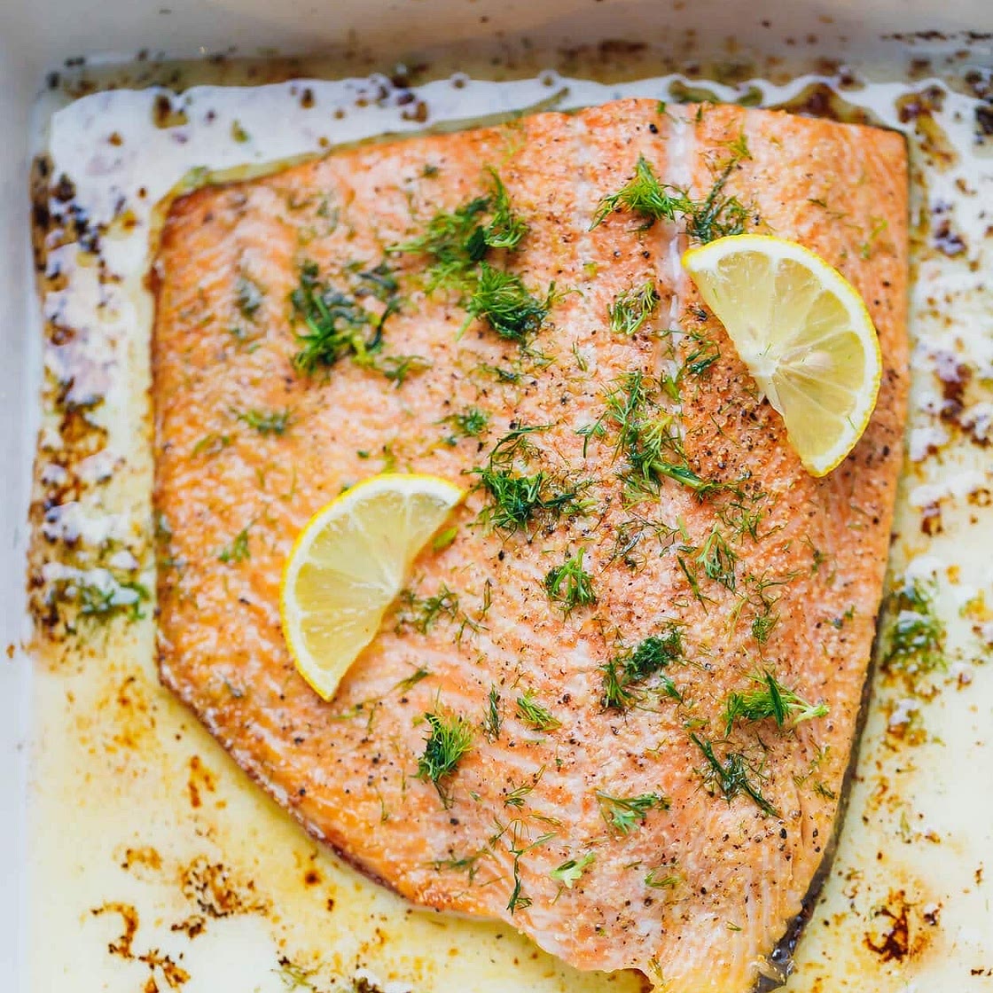 Baked Salmon (from frozen)