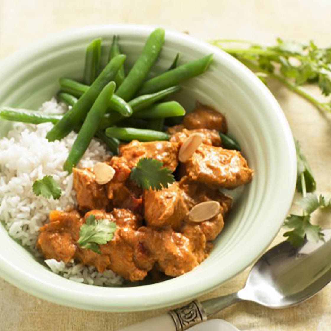 Butter-less butter chicken