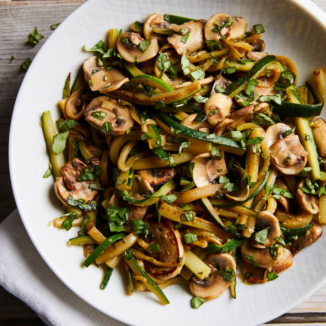 Zucchini & Mushroom Saute