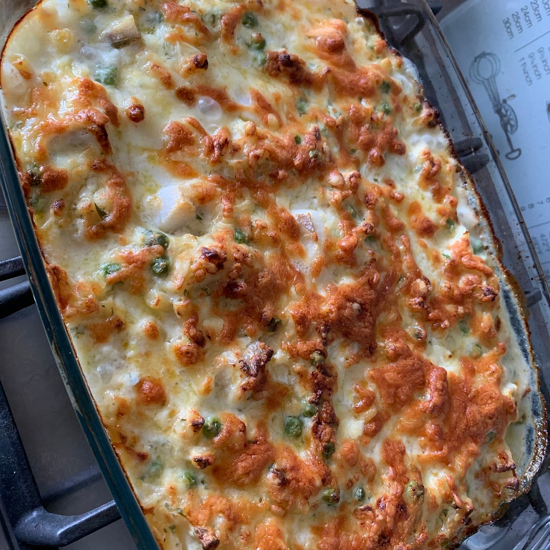 Fish pie mac ’n’ cheese