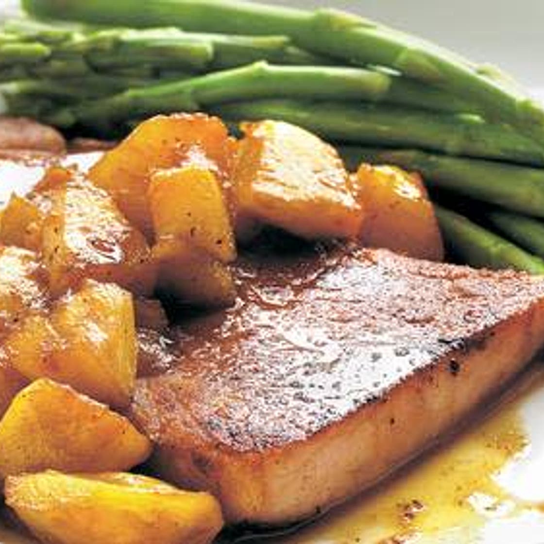 Fried Ham, Pineapple