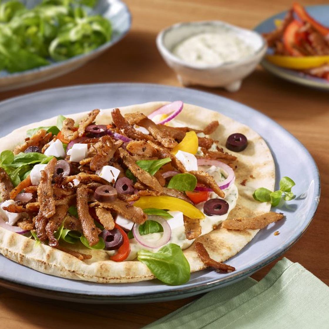 Greek Kebab Wraps