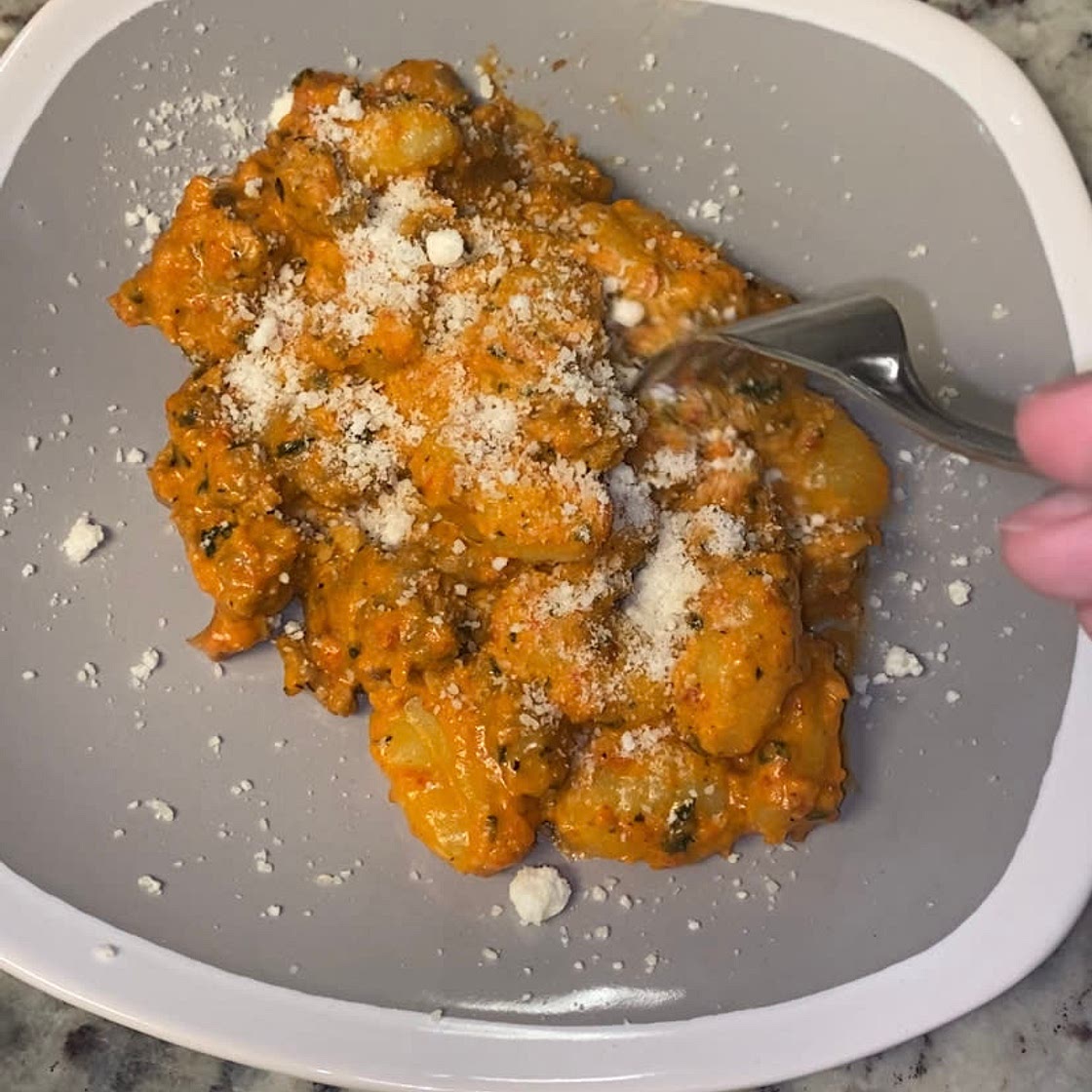 Roasted Red Pepper Gnocchi