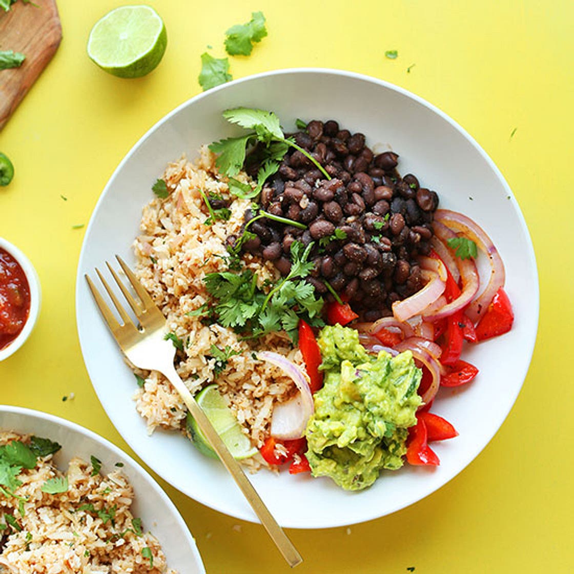 Cauliflower Rice Burrito Bowl