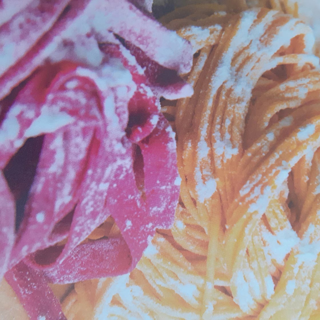 Fresh vegetable pasta