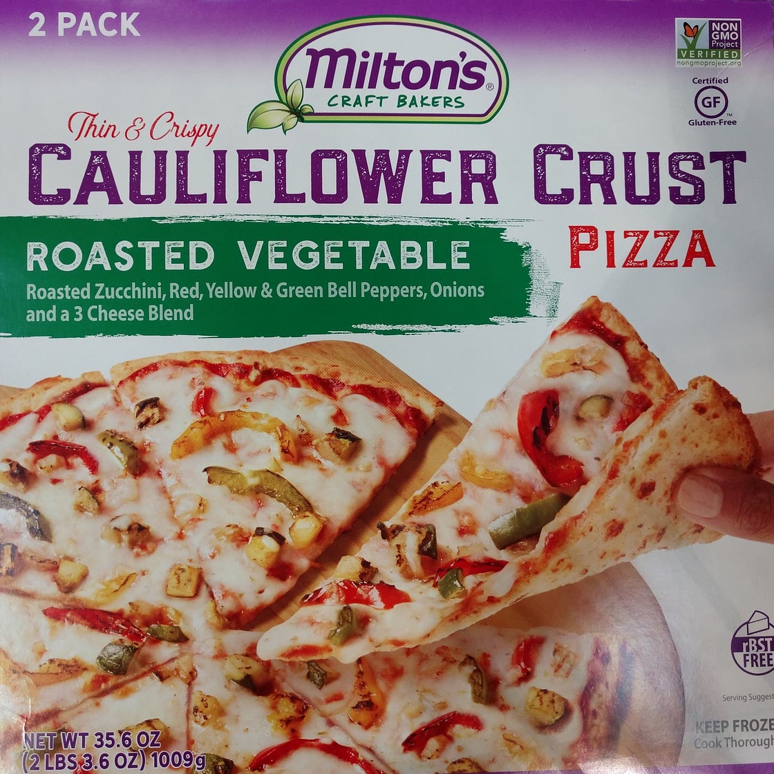 Cauliflower Pizza with Veggies