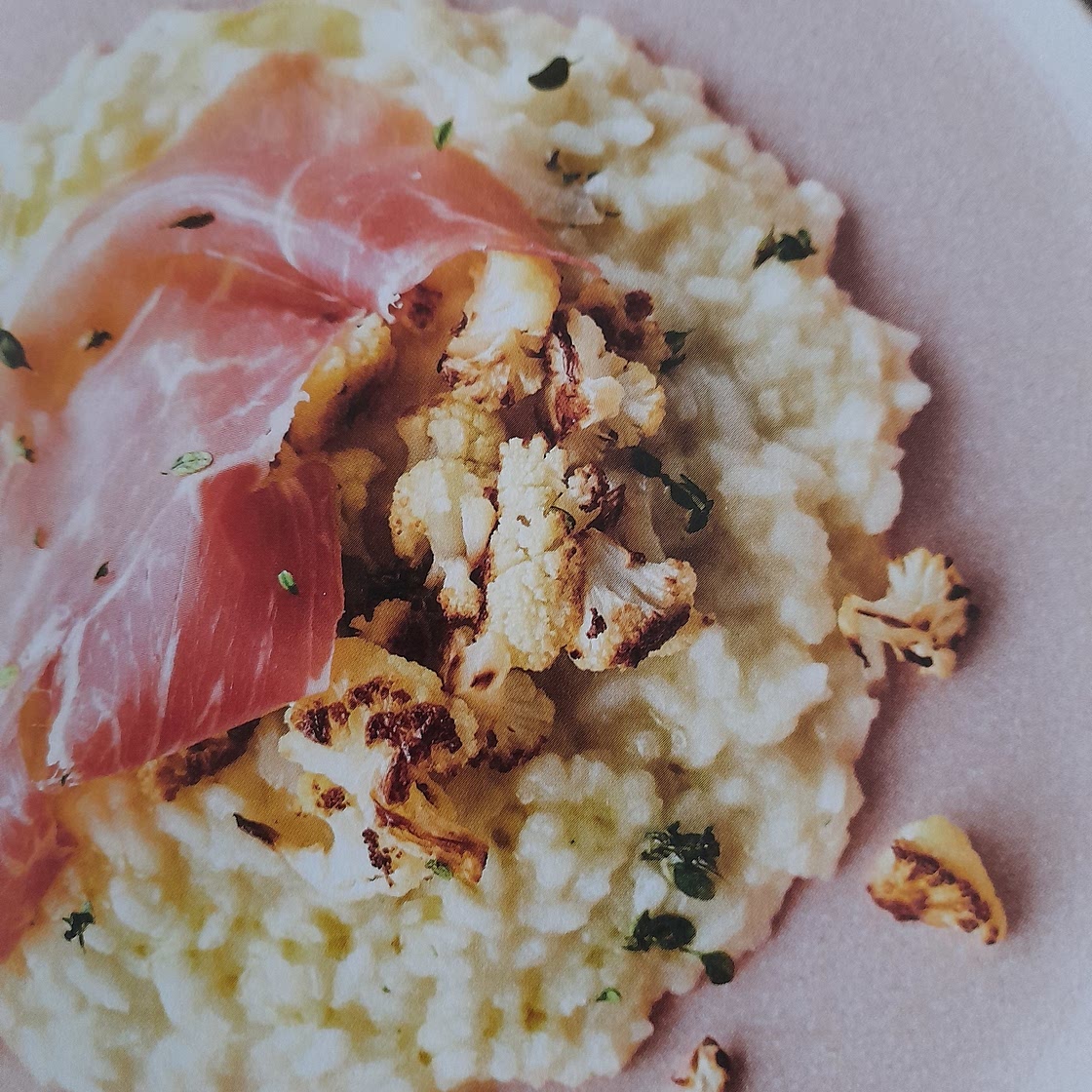 Creamy cauliflower risotto