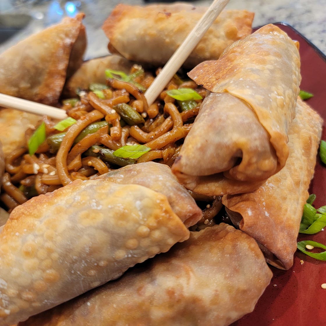 Air Fryer Pork n Veggie Eggrolls