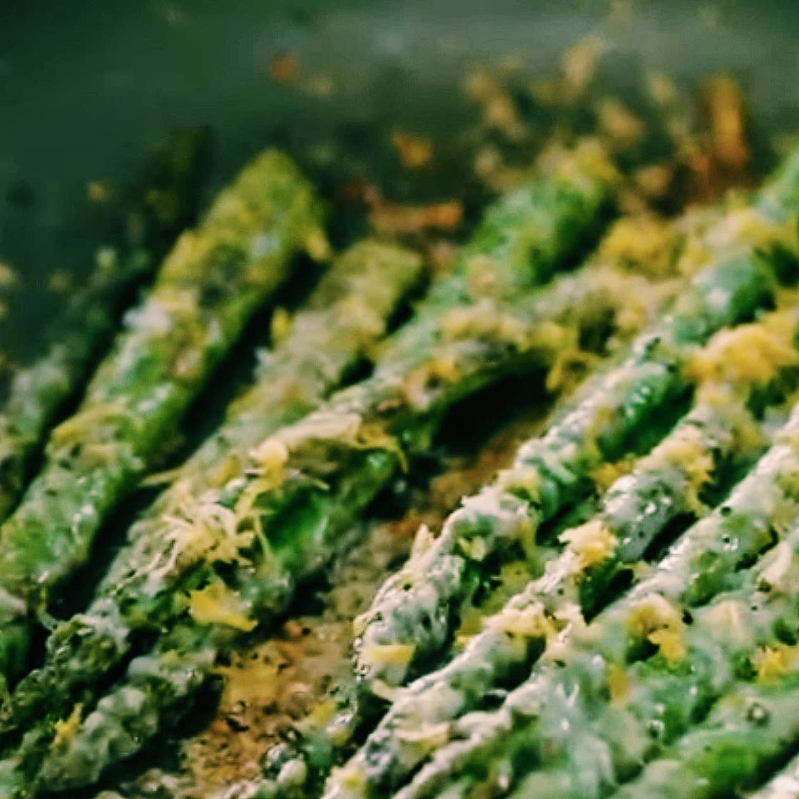 Amazing Asparagus in pan