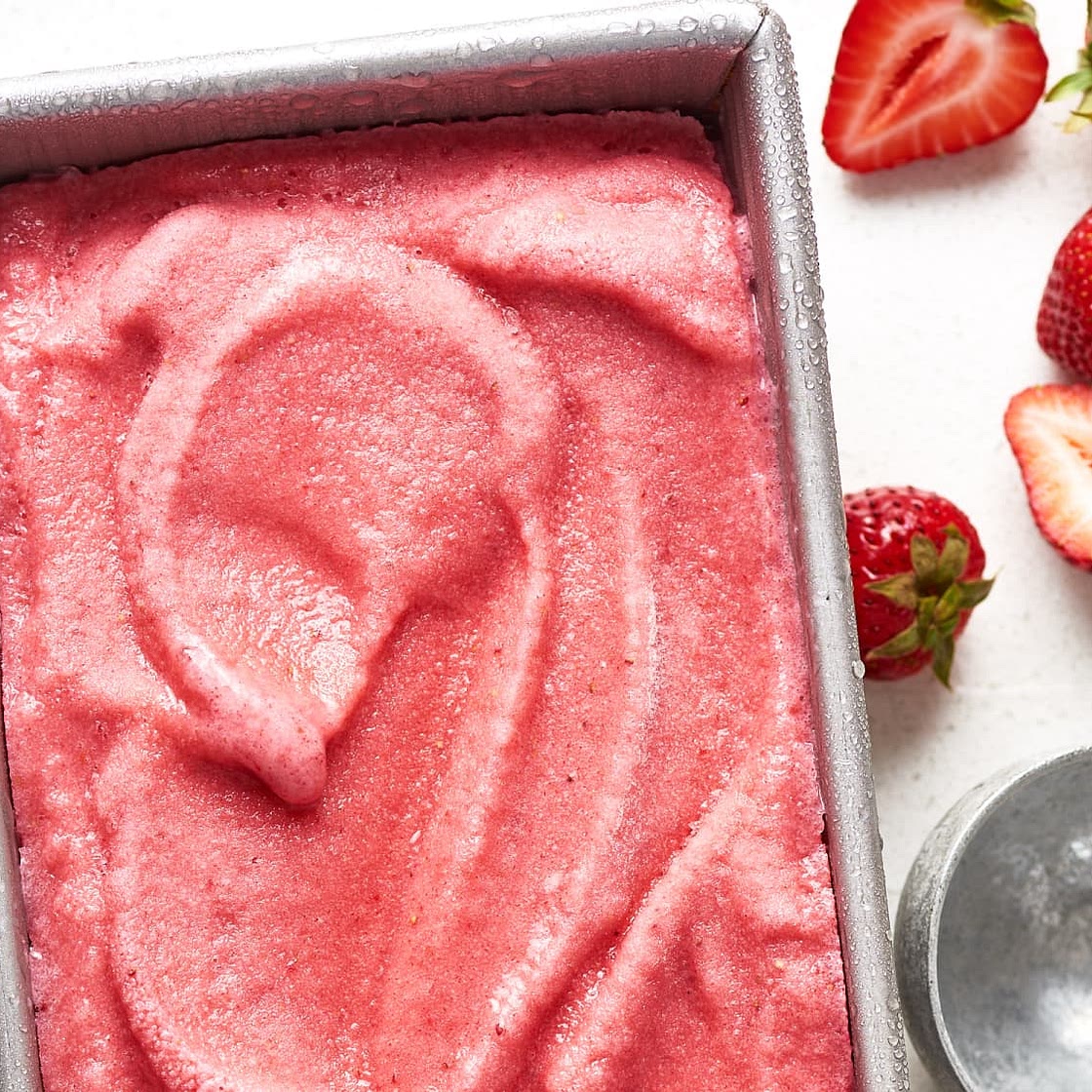 Recipe: 3-Ingredient Strawberry Nice Cream