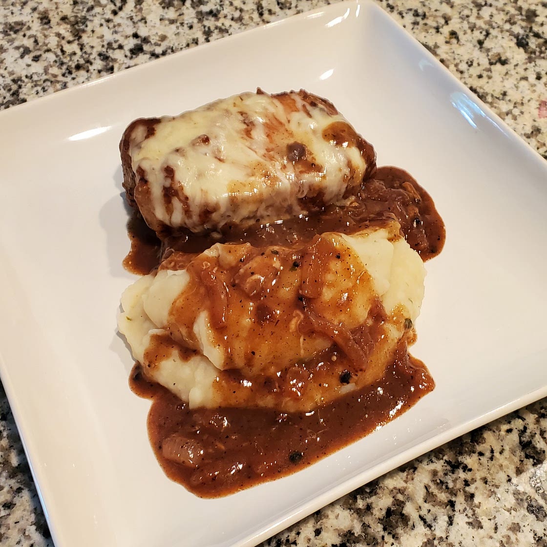 French Onion Smothered Pork Chops