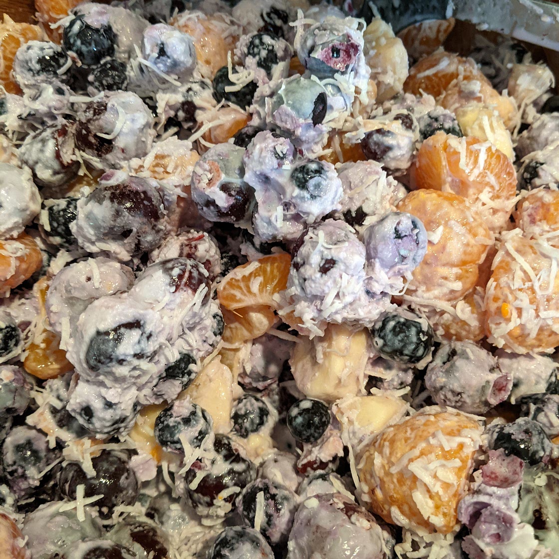 Frosty fruit salad