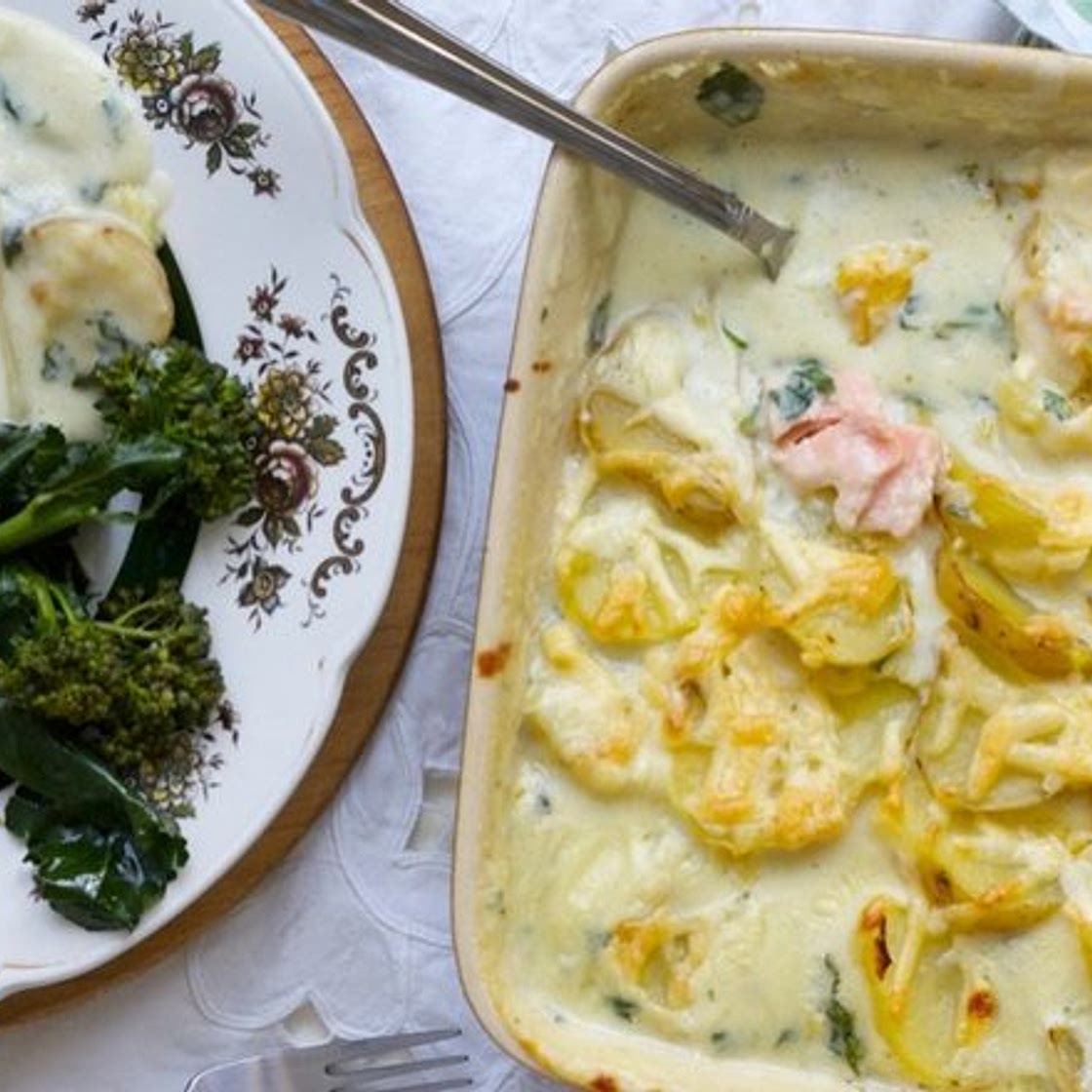 Fish pie for kids