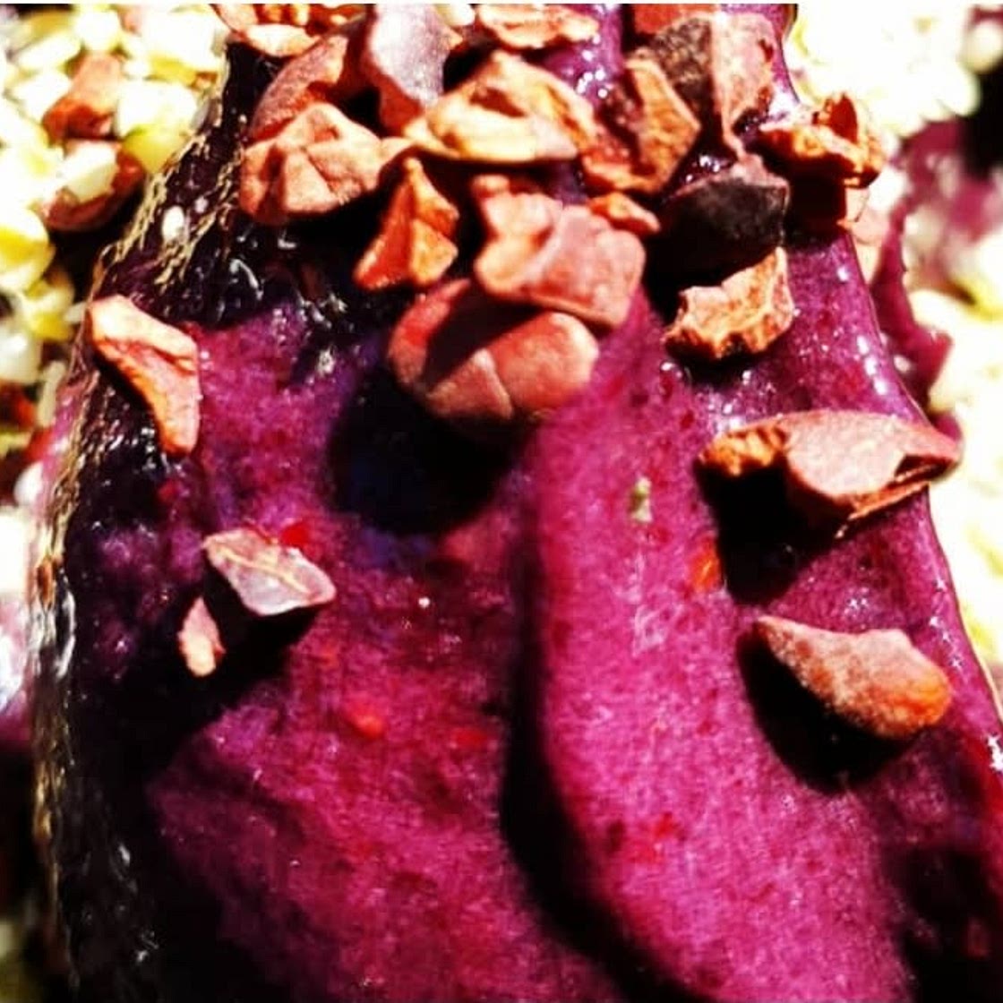 Blackberry and Banana 'nice' cream