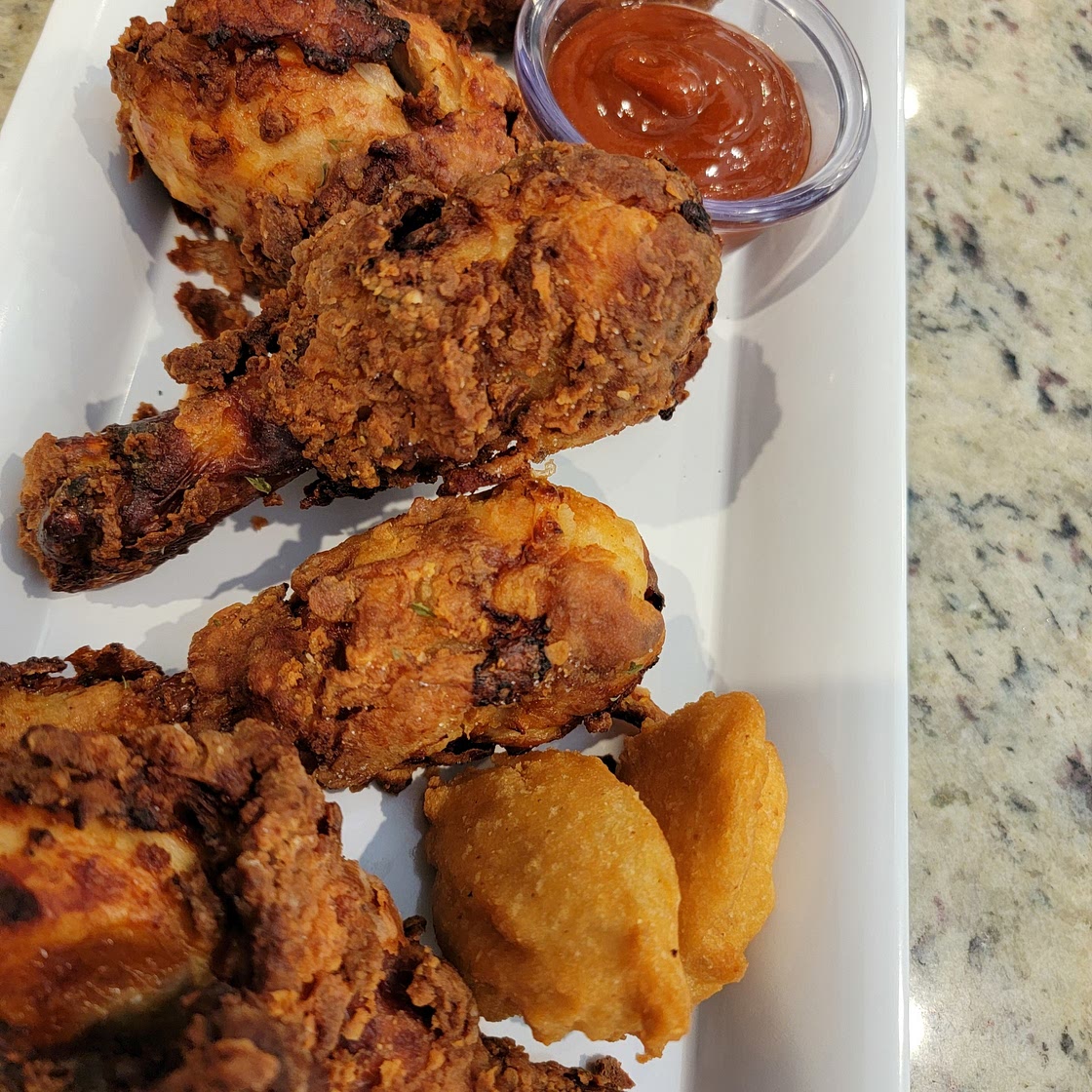 Air Fryer Buttermilk Fried Chicken