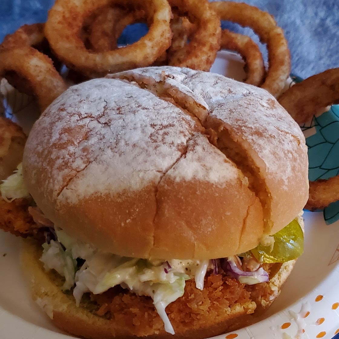 Crispy Chicken Coleslaw sandwich