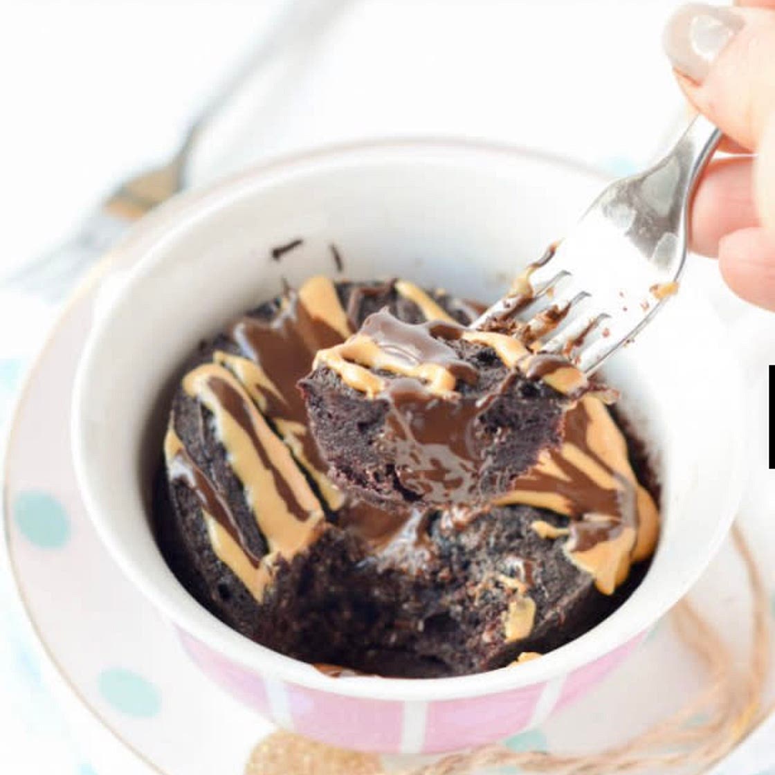 Low Carb Chocolate Mug Cake