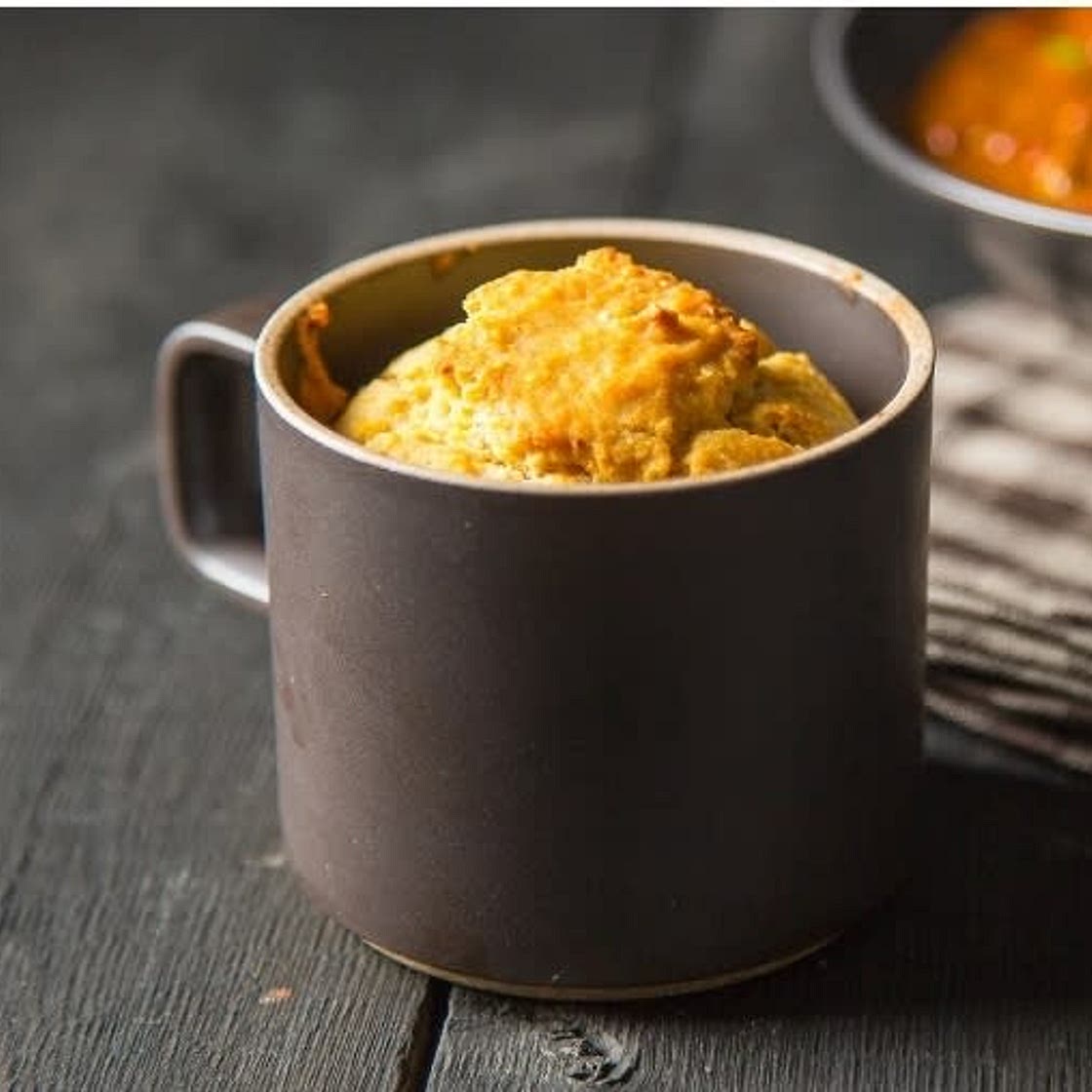 Corn muffin in a mug (3 pts - blue)