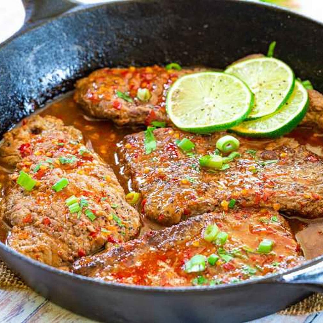 Chili Lime Cube Steaks