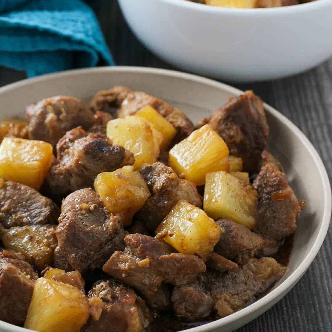 Pork Adobo with Pineapple