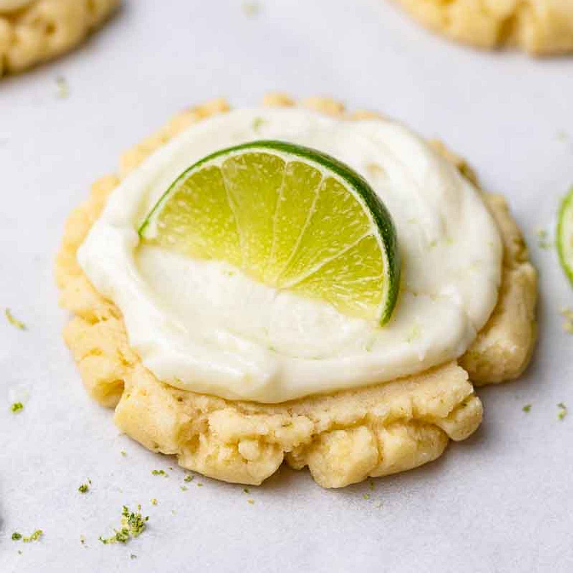 Crumbl 🙀 Fresh Chilled Lime-Coconut Sugar Cookies