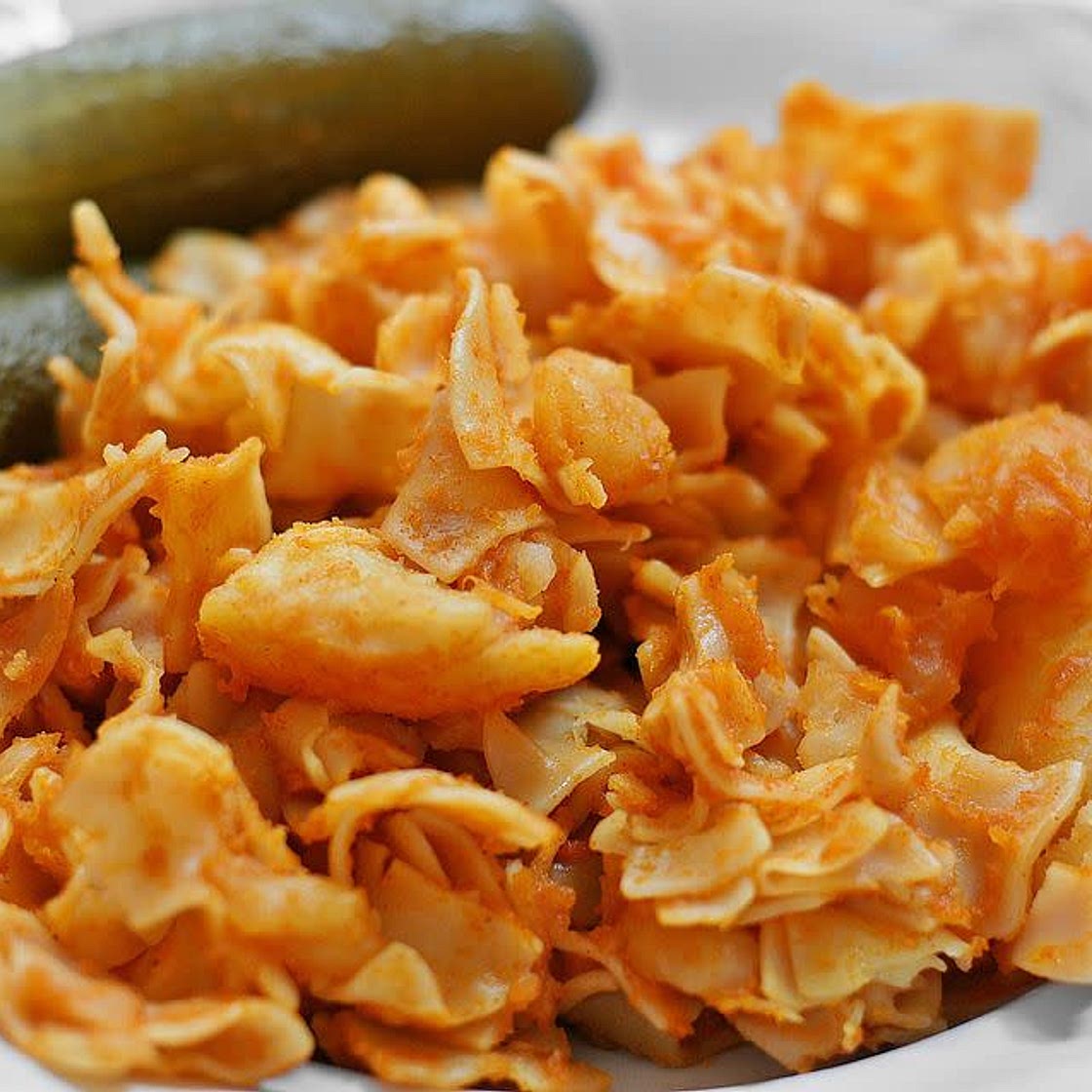 Pasta with Potato Mash