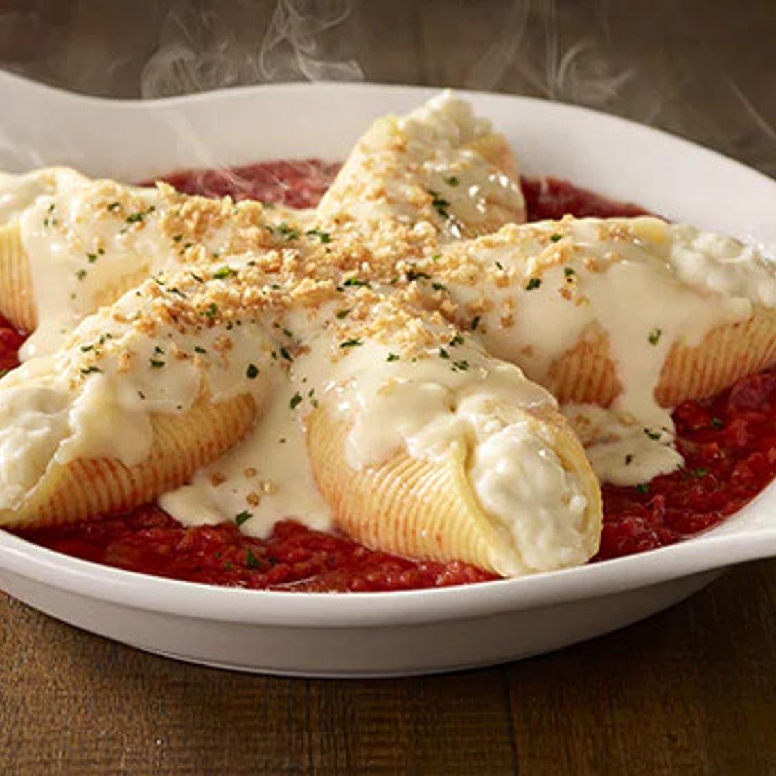 Copycat Olive Garden Giant Cheese Stuffed Shells