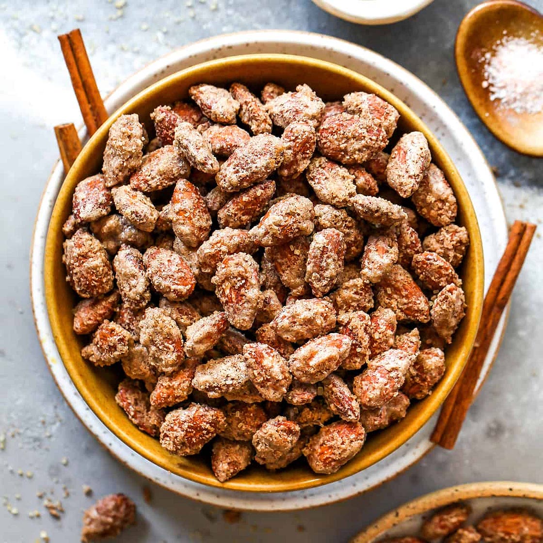 Candied Almonds (Cinnamon Sugar Almonds)