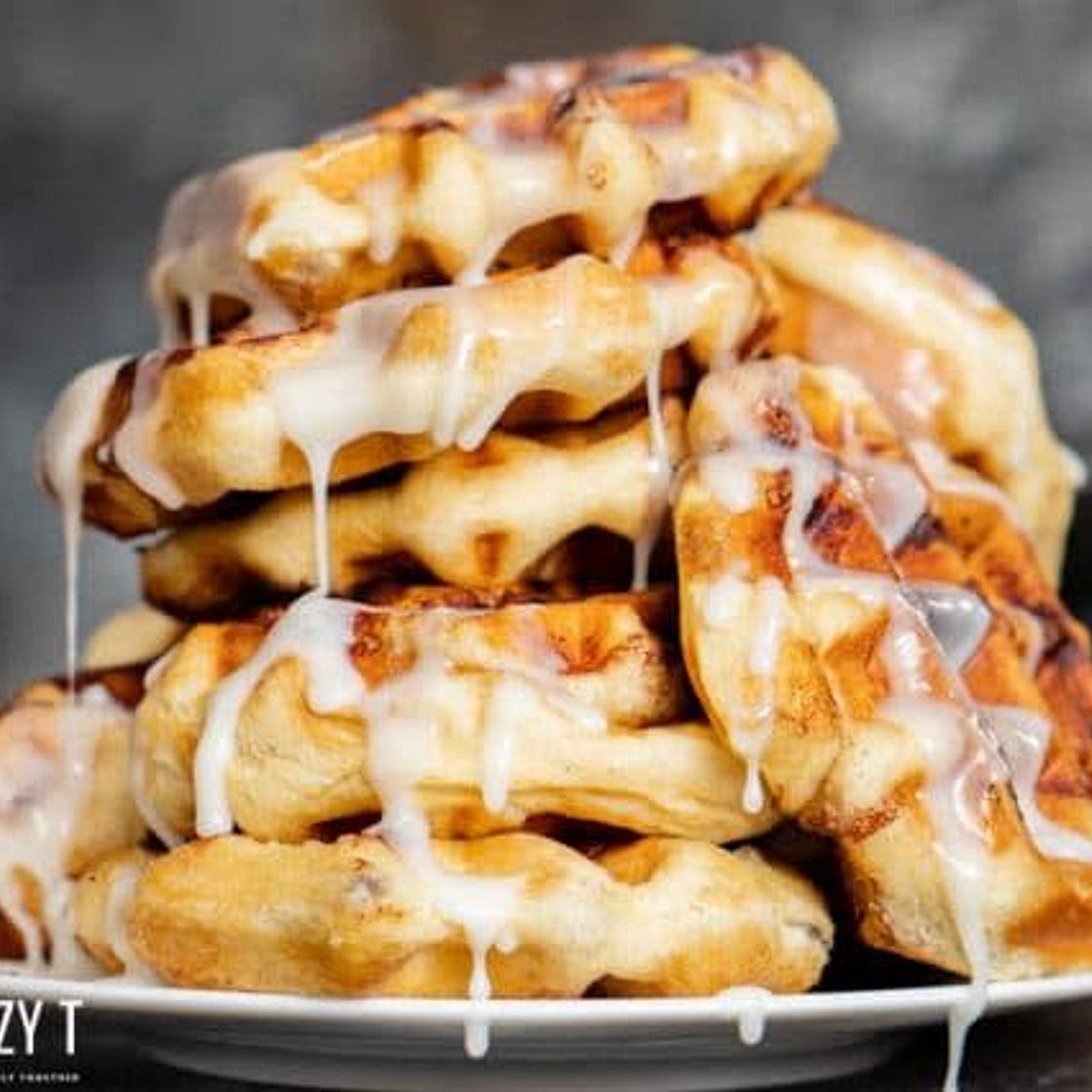 Cinamon Roll Waffles