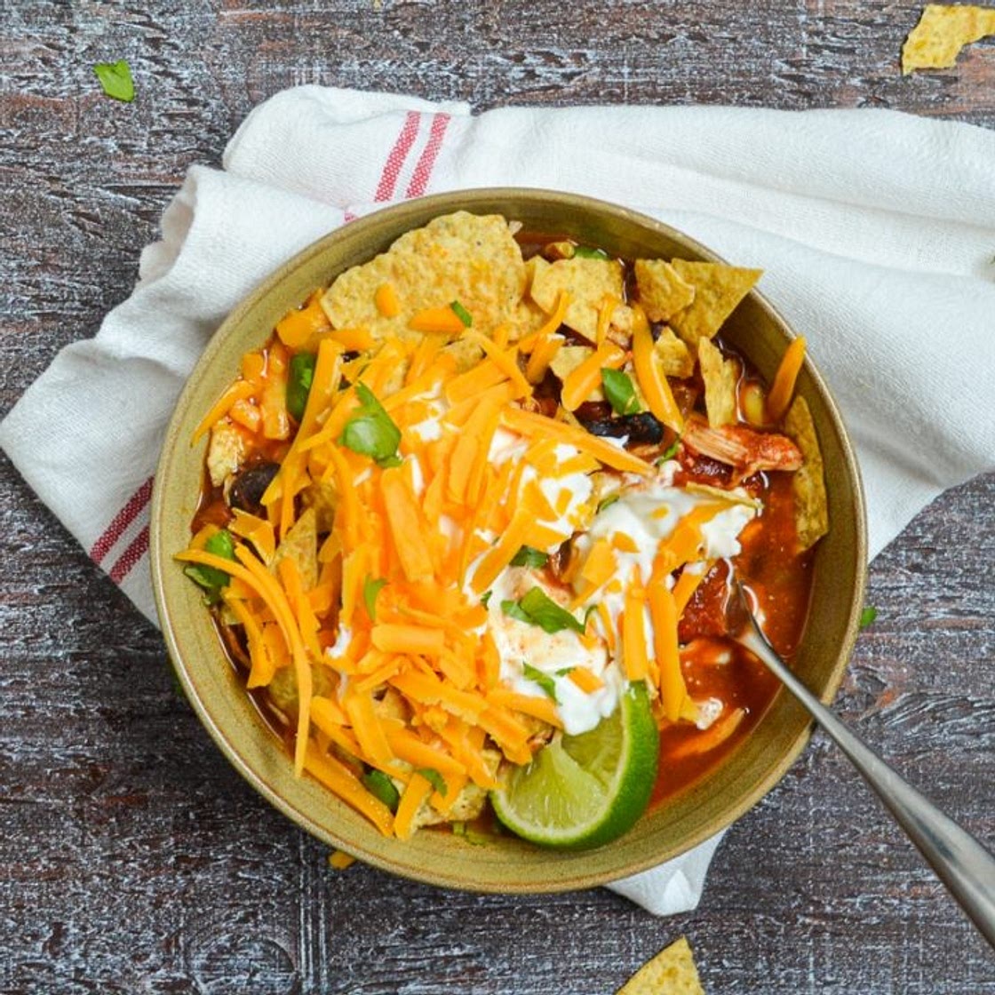 Slow Cooker Chicken Taco Soup