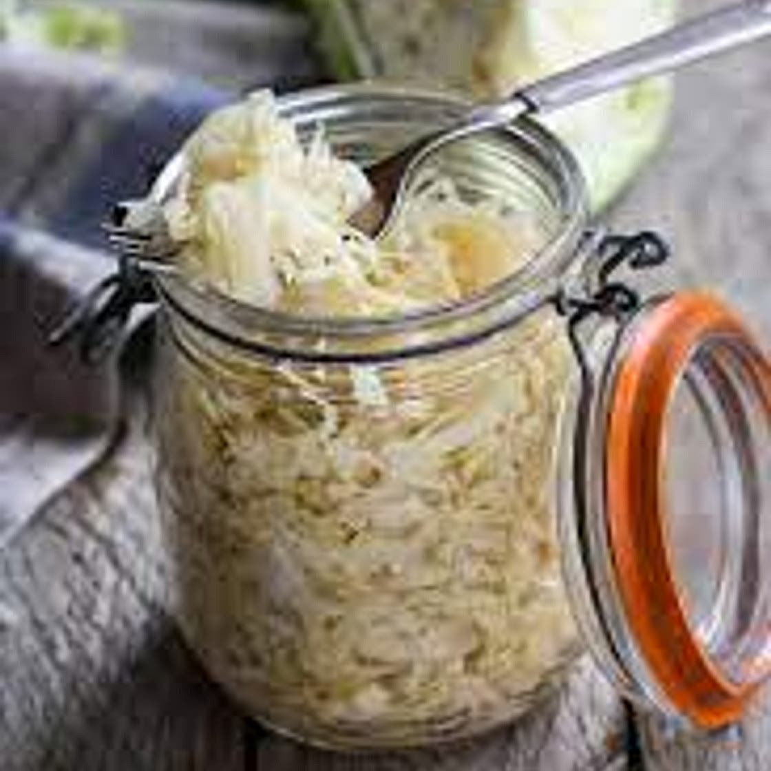 Mackerel and Sauerkraut Salad