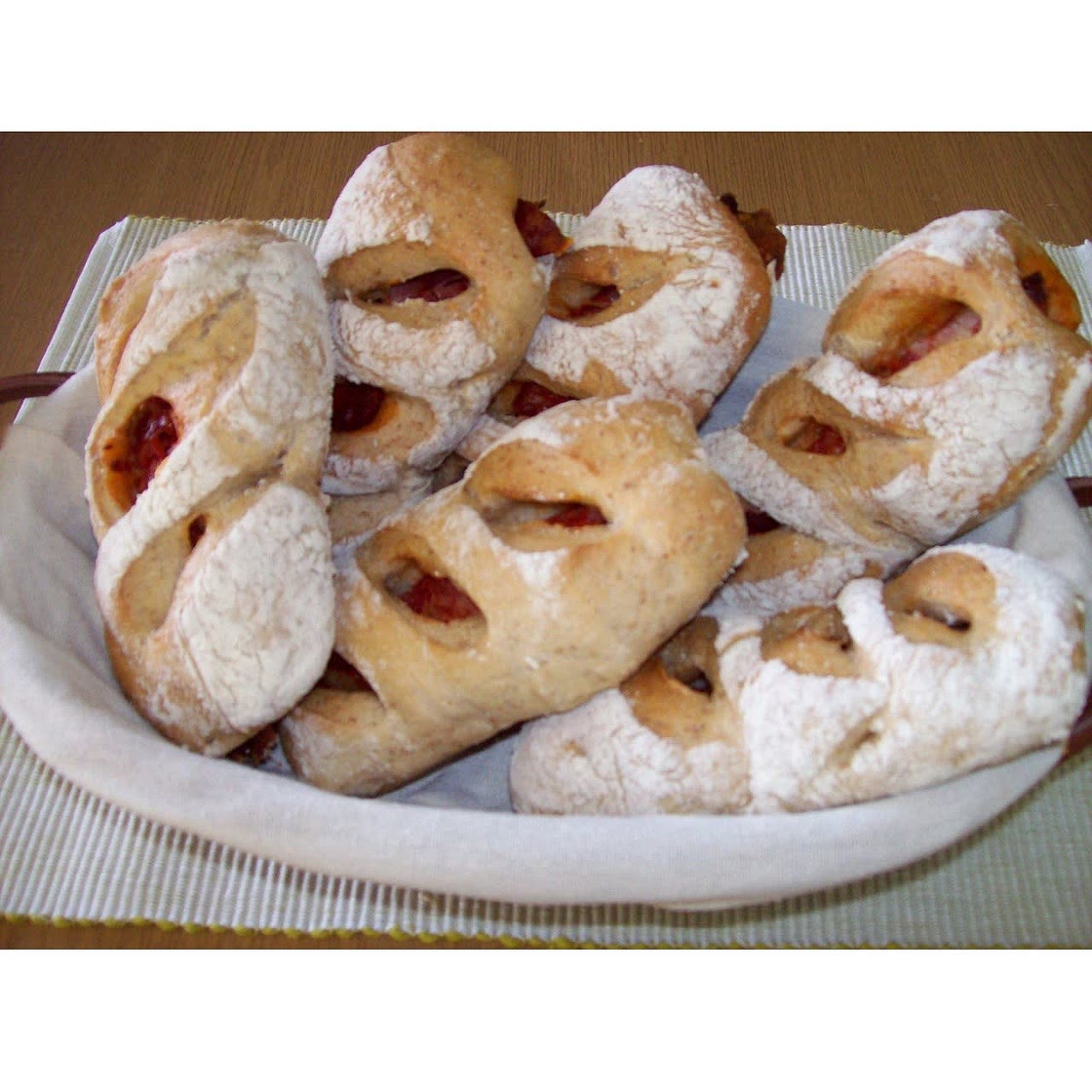 Pao com chorizo
