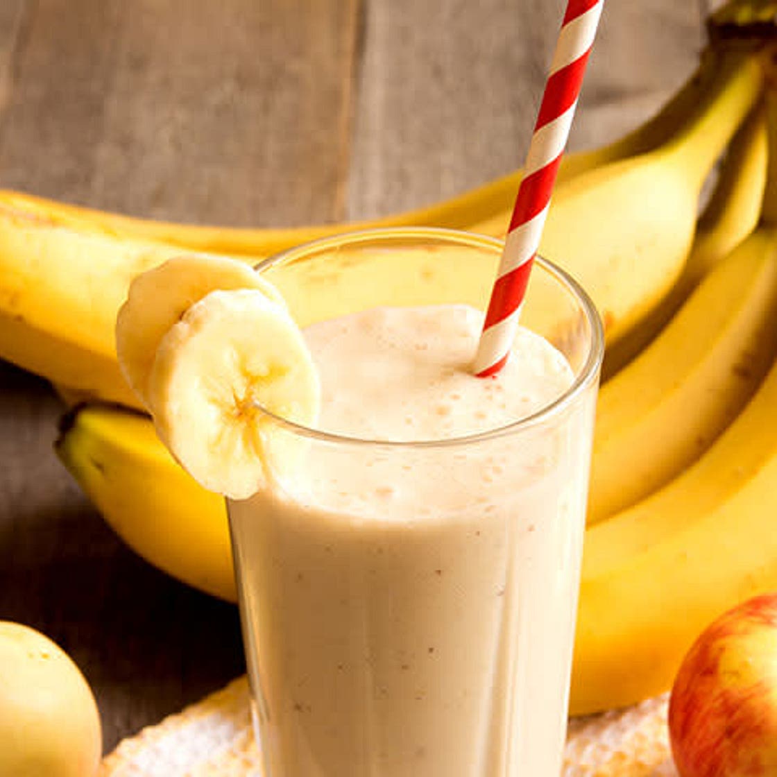 Apple banana protein smoothie