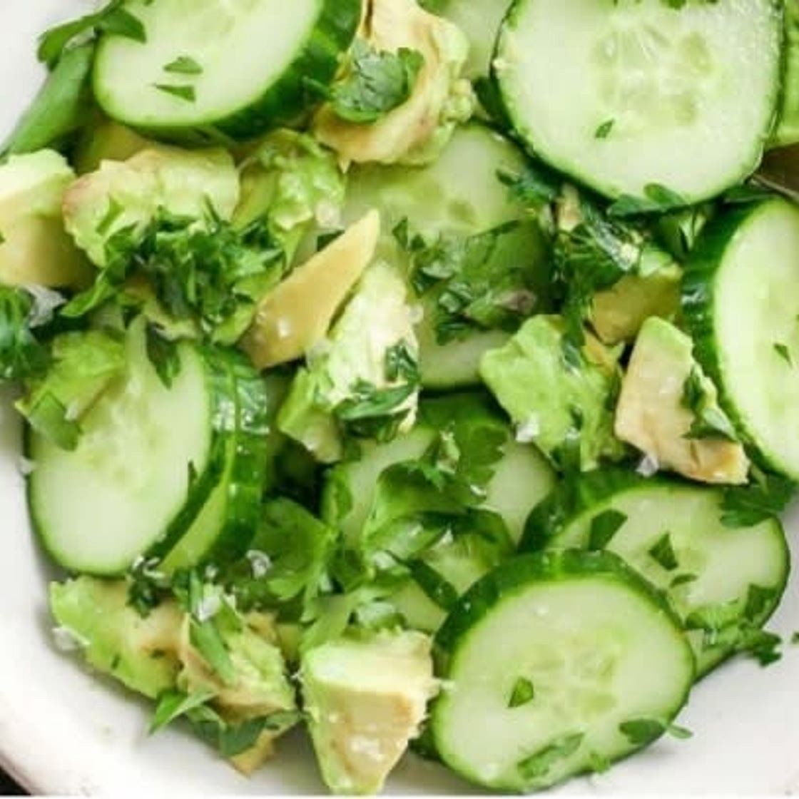 Cucumber & Avocado Salad