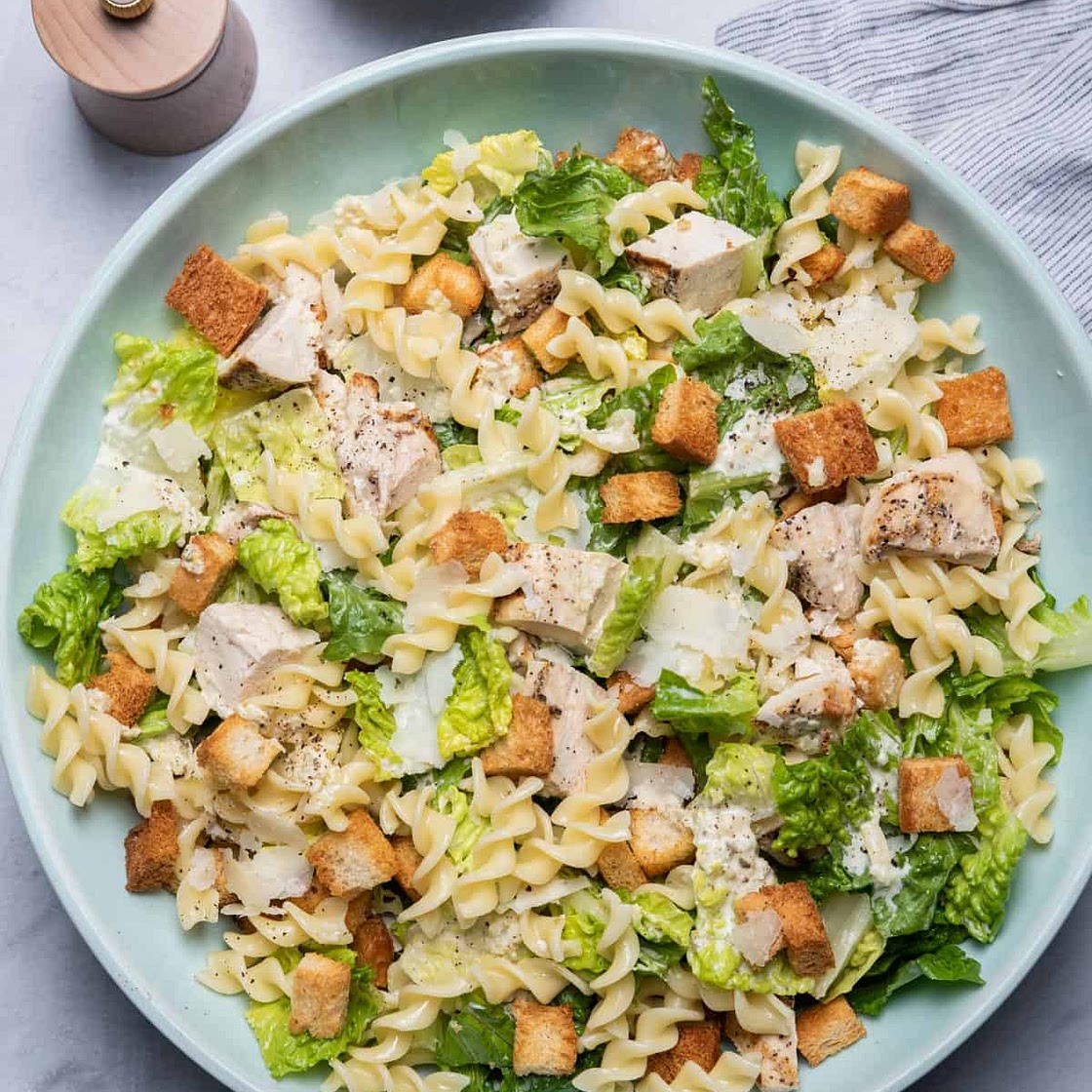 Chicken Caesar Pasta Salad