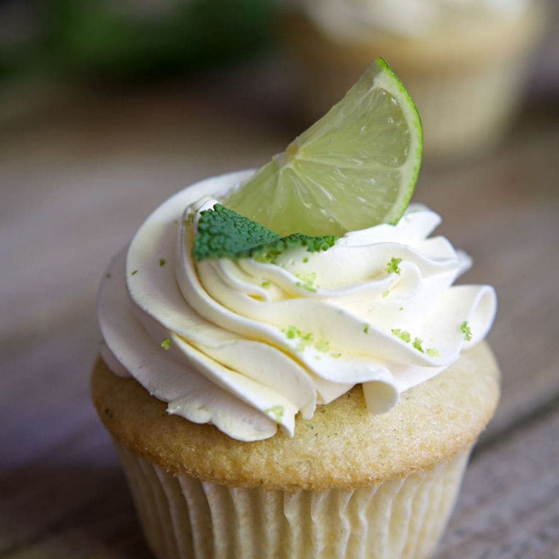 Fluffy Mojito Cupcakes