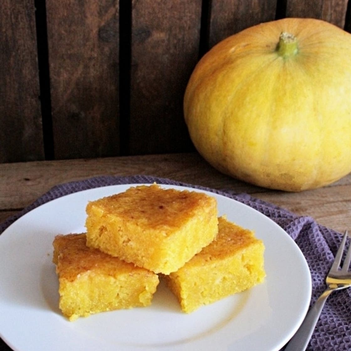 Pumpkin Blondies